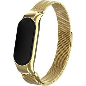 Microsonic Xiaomi Mi Band 7 Milanese Loop Gold Kordon
