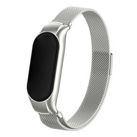 Microsonic Xiaomi Mi Band 7 Milanese Loop Gümüş Kordon