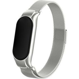 Microsonic Xiaomi Mi Band 7 Milanese Loop Gümüş Kordon
