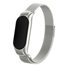 Microsonic Xiaomi Mi Band 7 Milanese Loop Gümüş Kordon