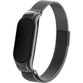Microsonic Xiaomi Mi Band 7 Milanese Loop Siyah Kordon