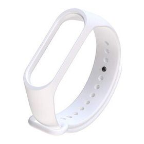 Microsonic Xiaomi Mi Band 7 Silikon Beyaz Kordon