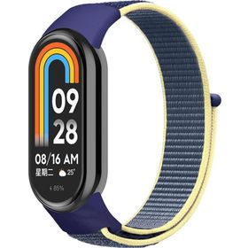Microsonic Xiaomi Mi Band 8 Hasırlı Woven Sport Loop Lacivert Kordon