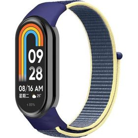 Microsonic Xiaomi Mi Band 8 Hasırlı Woven Sport Loop Lacivert Kordon