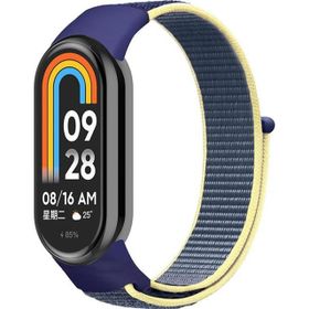 Microsonic Xiaomi Mi Band 8 Hasırlı Woven Sport Loop Lacivert Kordon
