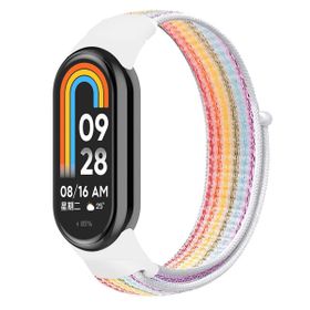 Microsonic Xiaomi Mi Band 8 Hasırlı Woven Sport Loop Renkli Kordon