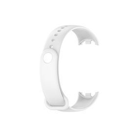 Microsonic Xiaomi Mi Band 8 Silikon Beyaz Kordon