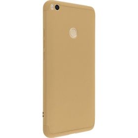 Microsonic Xiaomi Mi Max 2 Double Dip 360 Protective Gold Kılıf