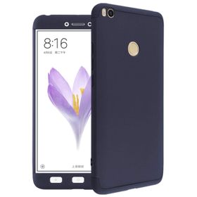 Microsonic Xiaomi Mi Max 2 Double Dip 360 Protective Lacivert Kılıf