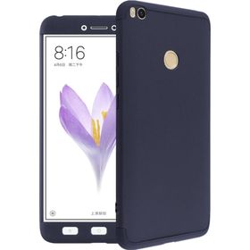 Microsonic Xiaomi Mi Max 2 Double Dip 360 Protective Lacivert Kılıf
