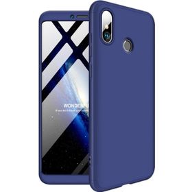 Microsonic Xiaomi Mi Max 3 Double Dip 360 Protective Lacivert Kılıf