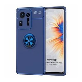 Microsonic Xiaomi Mi Mix 4 Kickstand Ring Holder Lacivert Cep Telefonu Kılıfı