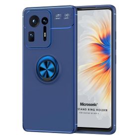 Microsonic Xiaomi Mi Mix 4 Kickstand Ring Holder Lacivert Cep Telefonu Kılıfı