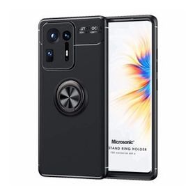 Microsonic Xiaomi Mi Mix 4 Kickstand Ring Holder Siyah Kılıf