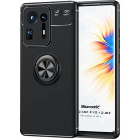 Microsonic Xiaomi Mi Mix 4 Kickstand Ring Holder Siyah Kılıf