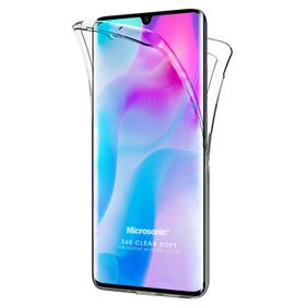 Microsonic Xiaomi Mi Note 10 Lite 6 Tarafı Tam Full Koruma 360 Clear Soft Şeffaf Cep Telefonu Kılıfı