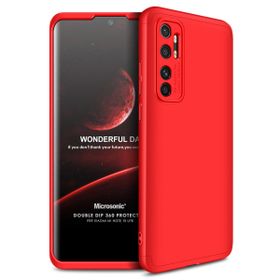 Microsonic Xiaomi Mi Note 10 Lite Double Dip 360 Protective Kırmızı Cep Telefonu Kılıfı