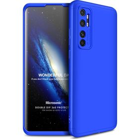 Microsonic Xiaomi Mi Note 10 Lite Double Dip 360 Protective Mavi Cep Telefonu Kılıfı
