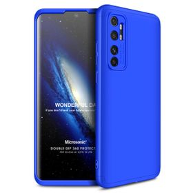 Microsonic Xiaomi Mi Note 10 Lite Double Dip 360 Protective Mavi Cep Telefonu Kılıfı