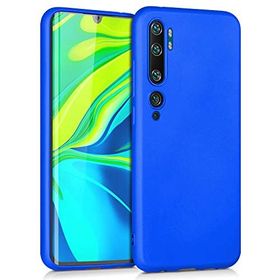 Microsonic Xiaomi Mi Note 10 Mavi Matte Silicone Kılıf