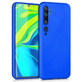 Microsonic Xiaomi Mi Note 10 Mavi Matte Silicone Kılıf