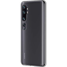 Microsonic Xiaomi Mi Note 10 Pro Transparent Soft Beyaz Cep Telefonu Kılıfı