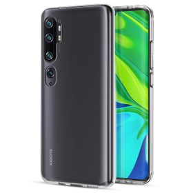 Microsonic Xiaomi Mi Note 10 Pro Transparent Soft Beyaz Cep Telefonu Kılıfı