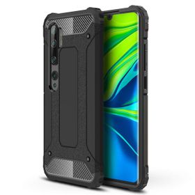Microsonic Xiaomi Mi Note 10 Siyah Rugged Armor Kılıf