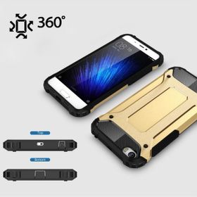 Microsonic Xiaomi Mi5 Pro Rugged Armor Kırmızı Kılıf