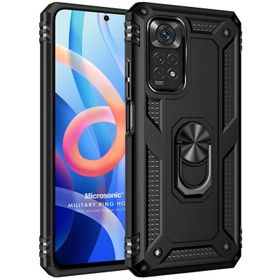 Microsonic Xiaomi Note 11S Military Ring Holder Cep Telefonu Kılıfı