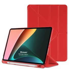 Microsonic Xiaomi Pad 6 Origami Pencil Kırmızı Kılıf