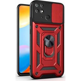 Microsonic Xiaomi Poco C40 Impact Resistant Kırmızı Kılıf