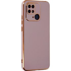 Microsonic Xiaomi Poco C40 Olive Plated Lila Kılıf
