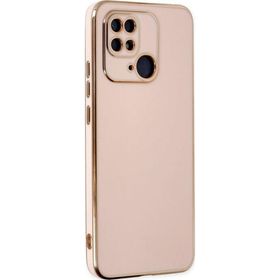 Microsonic Xiaomi Poco C40 Olive Plated Pembe Kılıf