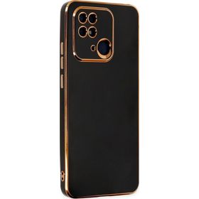 Microsonic Xiaomi Poco C40 Olive Plated Siyah Kılıf