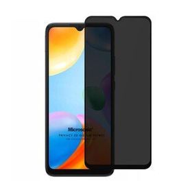 Microsonic Xiaomi Poco C40 Privacy 5D Gizlilik Filtreli Siyah Cam Ekran Koruyucu