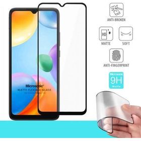 Microsonic Xiaomi Poco C40 Seramik Matte Flexible Siyah Ekran Koruyucu