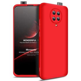 Microsonic Xiaomi Poco F2 Pro Double Dip 360 Protective Kırmızı Kılıf