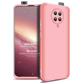 Microsonic Xiaomi Poco F2 Pro Double Dip 360 Protective Rose Gold Kılıf