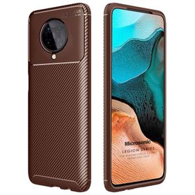 Microsonic Xiaomi Poco F2 Pro Legion Series Kahverengi Kılıf