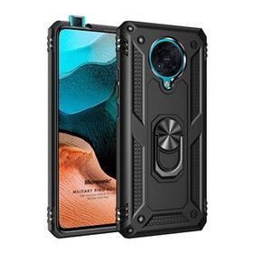 Microsonic Xiaomi Poco F2 Pro Military Ring Holder Siyah Kılıf