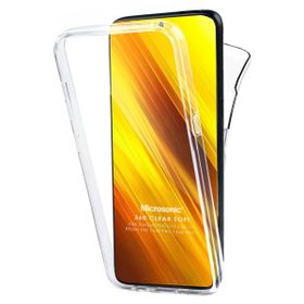 Microsonic Xiaomi Poco F3 6 Tarafı Tam Full Koruma 360 Clear Soft Şeffaf Kılıf
