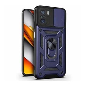 Microsonic Xiaomi Poco F3 Impact Resistant Lacivert Kılıf