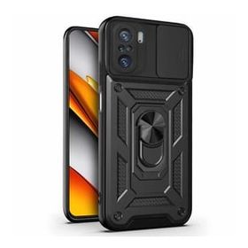 Microsonic Xiaomi Poco F3 Impact Resistant Siyah Kılıf
