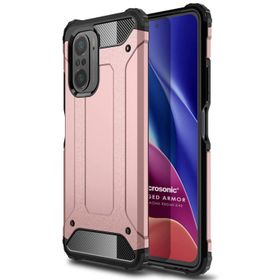 Microsonic Xiaomi Poco F3 Rugged Armor Rose Gold Kılıf