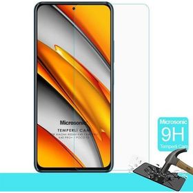 Microsonic Xiaomi Poco F3 Tempered Glass Cam Ekran Koruyucu