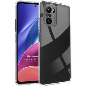 Microsonic Xiaomi Poco F3 Transparent Soft Beyaz Kılıf