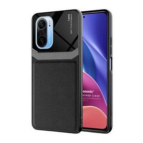 Microsonic Xiaomi Poco F3 Uniq Leather Siyah Kılıf