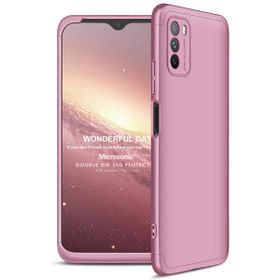 Microsonic Xiaomi Poco M3 Double Dip 360 Protective Rose Gold Kılıf