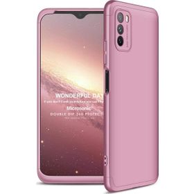 Microsonic Xiaomi Poco M3 Double Dip 360 Protective Rose Gold Kılıf